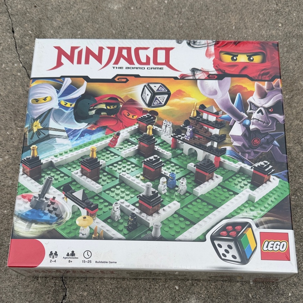 LEGO Ninjago Board Game - Red, Green, Black, White